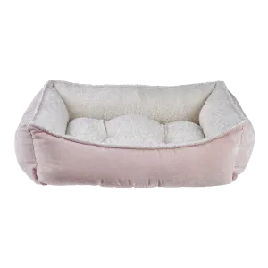 Scoop Bed | Blush Washed Microvelvet
