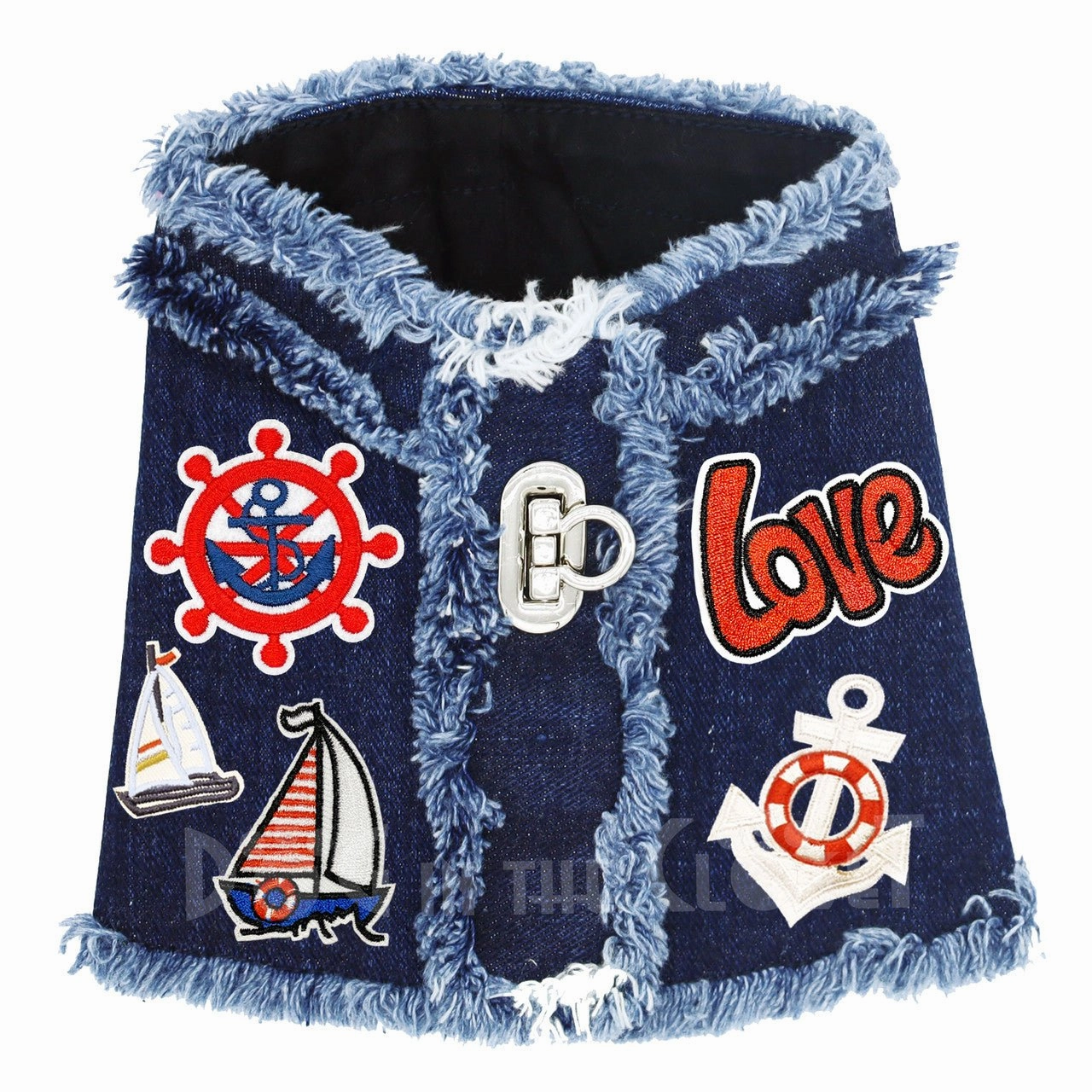 Ships Away Denim Harness Vest  in 3 Colors