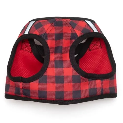Sidekick Printed Buffalo Plaid Harness - Red