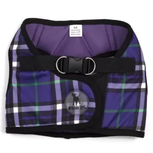 Sidekick Printed Plaid Harness in Purple