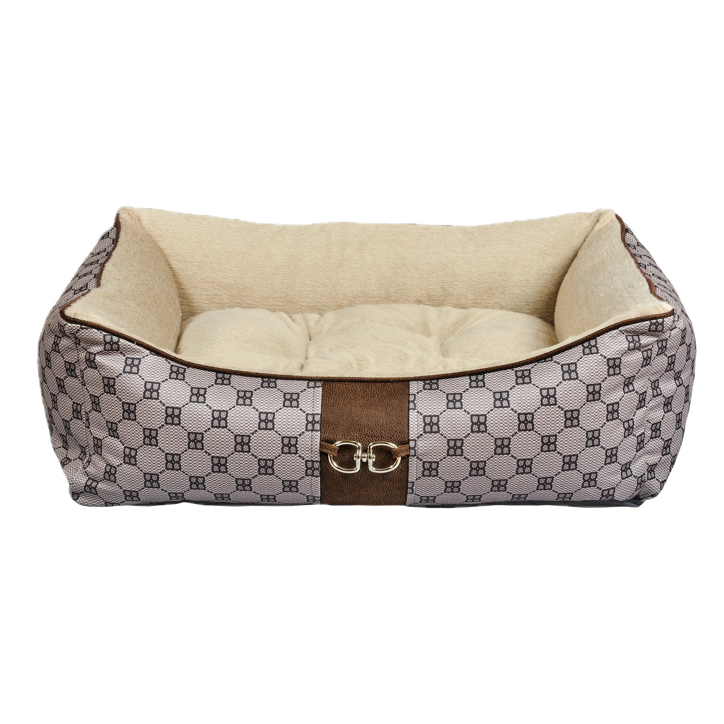 Signature Scoop Bolster Bed | Coco Microvelvet