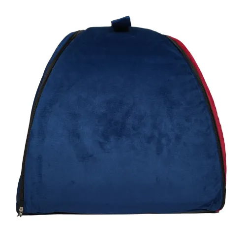 Skatrs Travel Burrow Cozy Portable Home for Dogs and Cats (Red/Yellow/Blue)