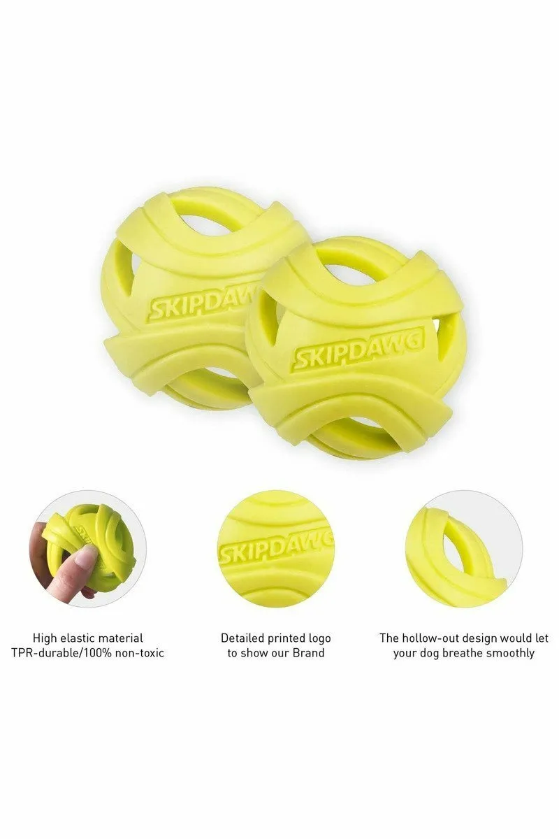 SKIPDAWG Dog  Ball Pack of 2