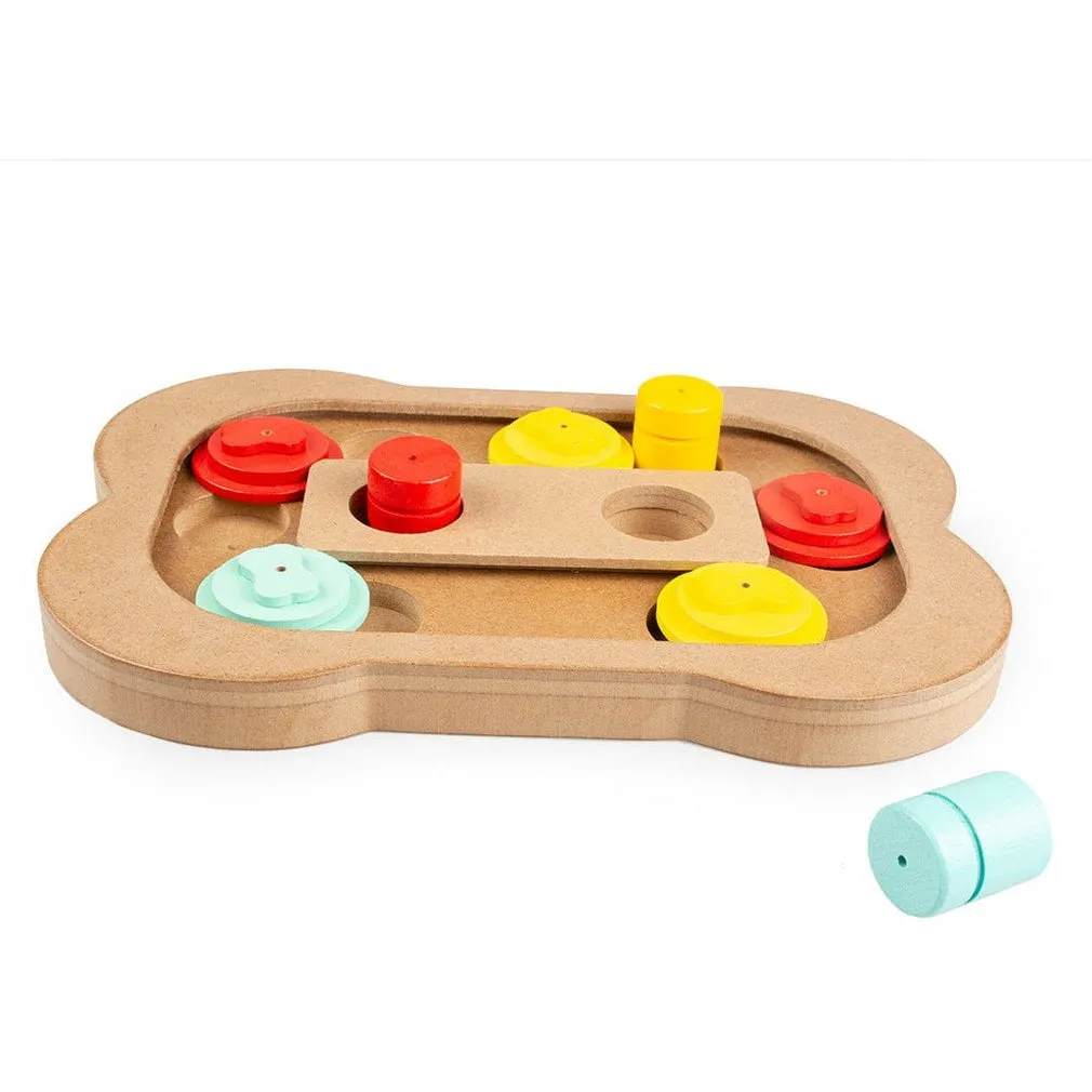 Slide `N Snack Puzzle - Bone 28X19X2,5Cm Multicolour