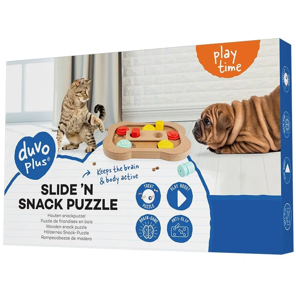 Slide `N Snack Puzzle - Bone 28X19X2,5Cm Multicolour