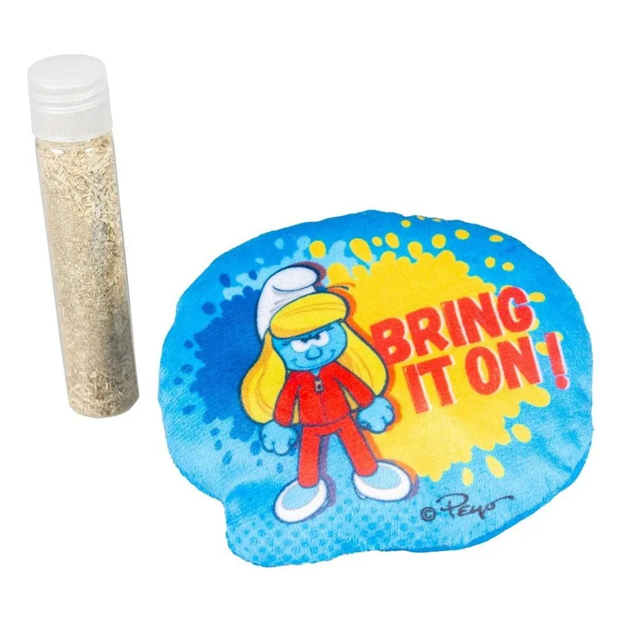 Smurfette catnip toy 11x2x9cm blue