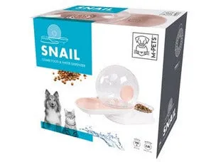 SNAIL COMBI Food & Water Dispenser 2800 ml / 240 g - Pink