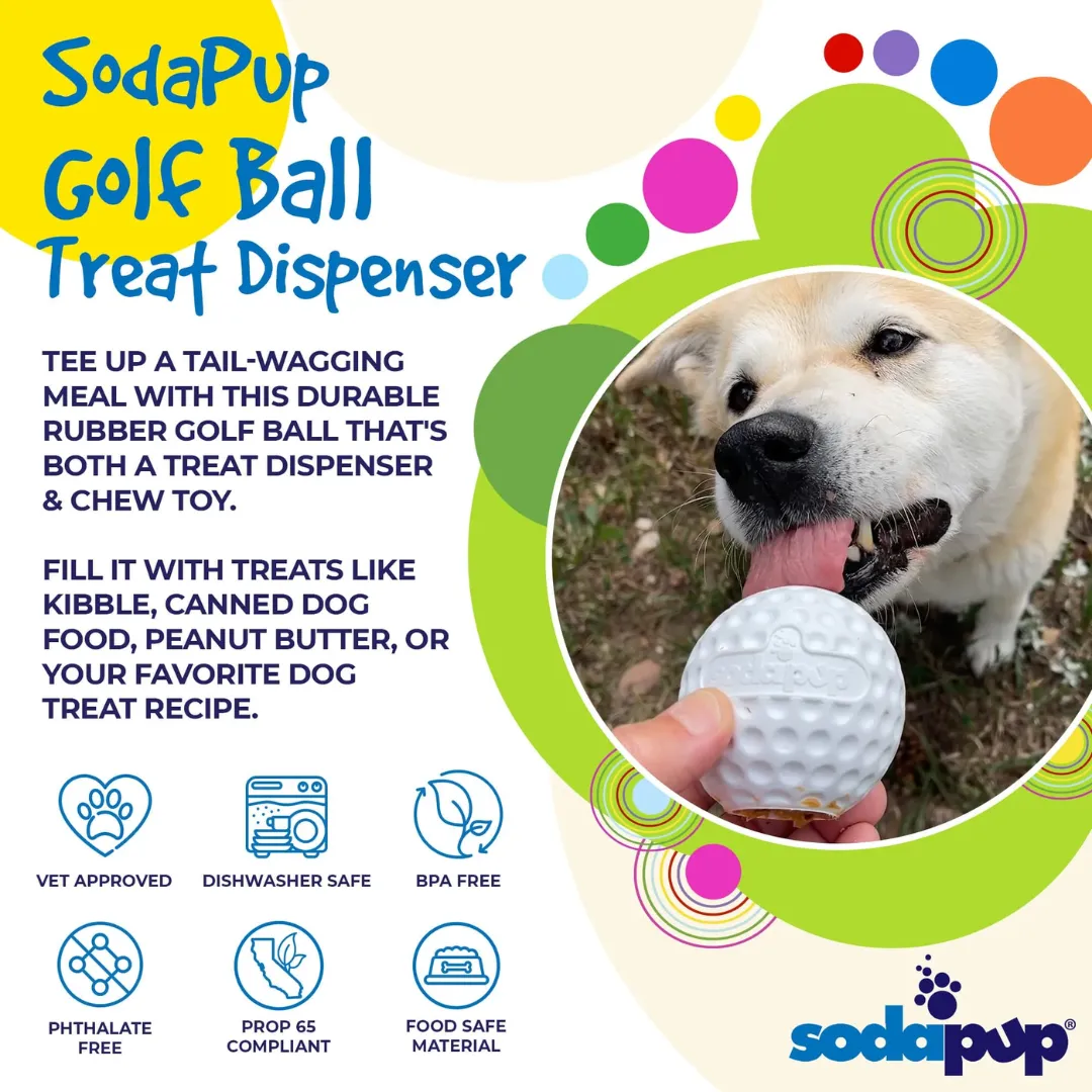 SodaPup Golf Ball Chew & Treat Dispenser