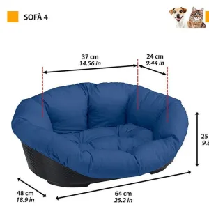 Sofa` 4 Blue