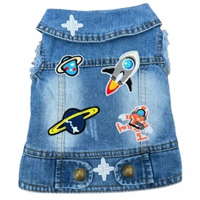 Space Odyssey Denim Vest