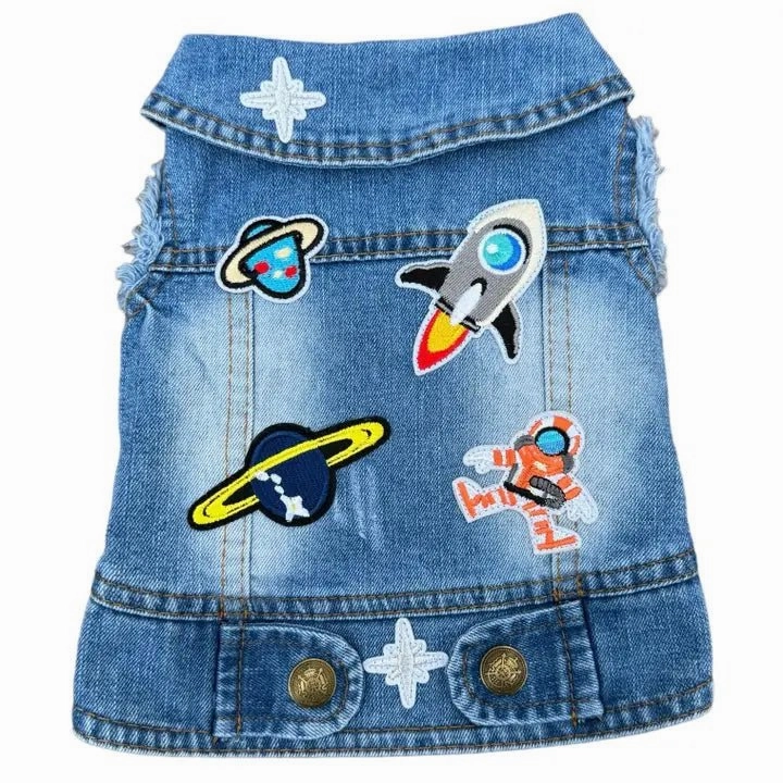 Space Odyssey Denim Vest