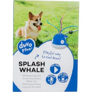 Splash whale 20x14x12cm blue