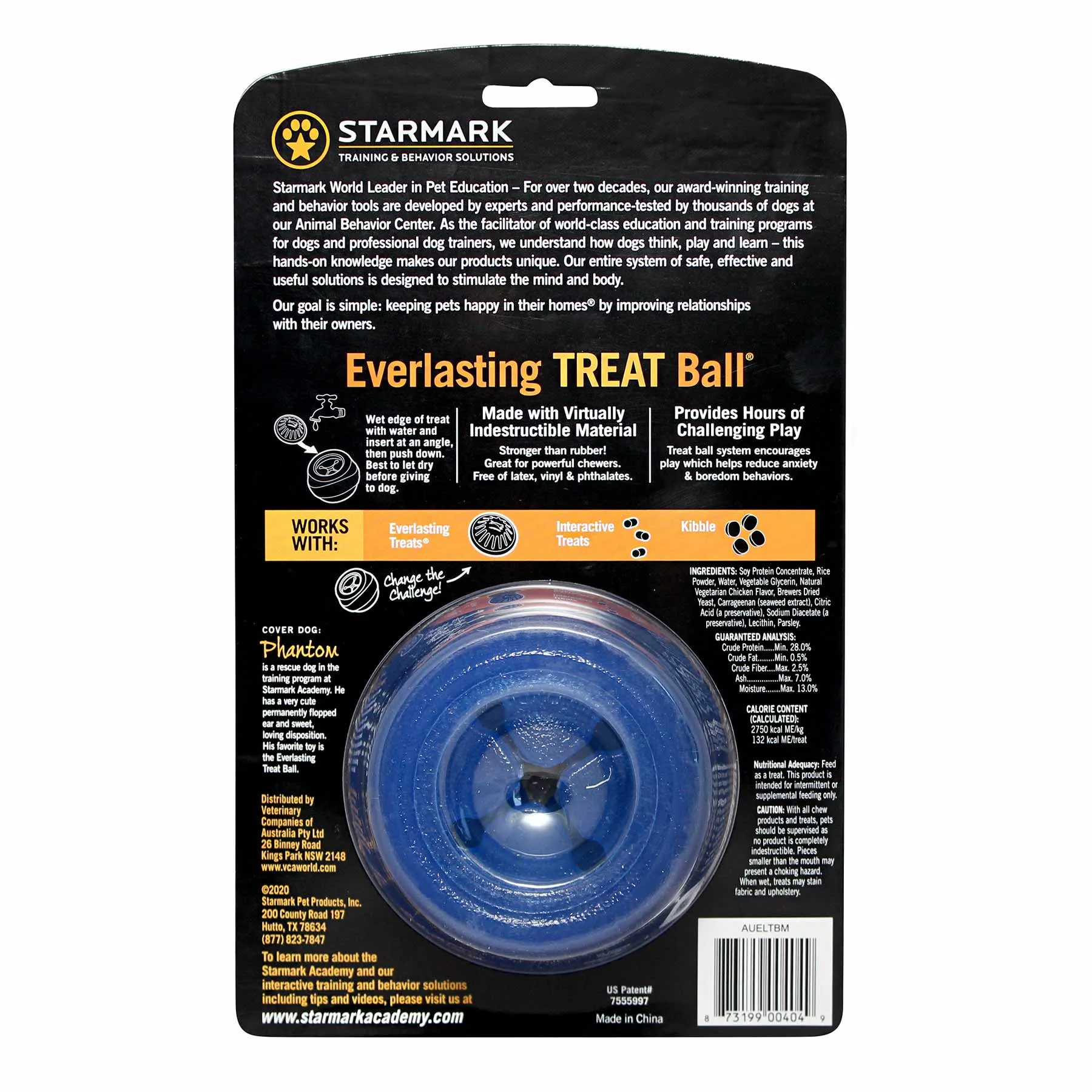 Starmark Everlasting Treat Ball Dog Toy Medium