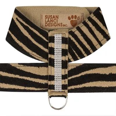 Susan Lanci 4 Row Giltmore Tinkie Harness- Jungle Print Collection