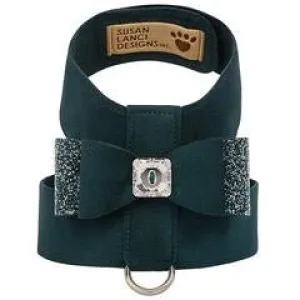 Susan Lanci AB Crystal Stellar Big Bow Tinkie Harness in Emerald
