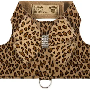 Susan Lanci Bailey Harness with Nouveau Bow Jungle Print Collection