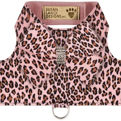 Susan Lanci Bailey Harness with Nouveau Bow Jungle Print Collection