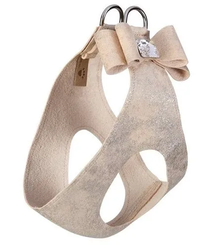 Susan Lanci Champagne Glitzerati Big Bow Step in Harness