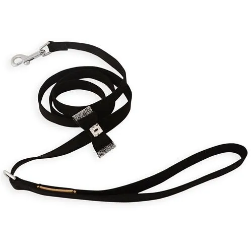 Susan Lanci Crystal Stellar Big Bow Step in Harness in Black