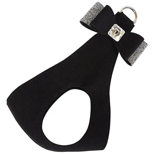Susan Lanci Crystal Stellar Big Bow Step in Harness in Black