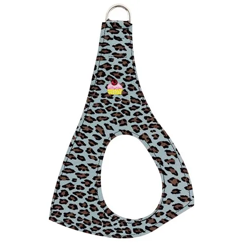 Susan Lanci Cupcake Collection Ultrasuede Step-In Harness- Jungle Print Collection