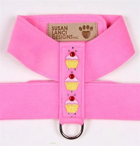 Susan Lanci Cupcake Collection Ultrasuede Tinkie Harnesses - Many Colors