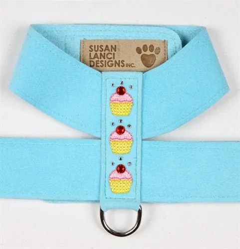 Susan Lanci Cupcake Collection Ultrasuede Tinkie Harnesses - Many Colors