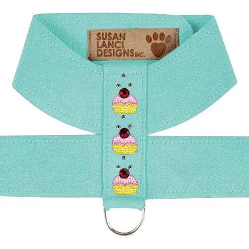 Susan Lanci Cupcake Collection Ultrasuede Tinkie Harnesses - Many Colors