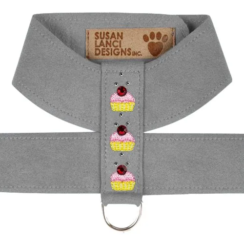 Susan Lanci Cupcake Collection Ultrasuede Tinkie Harnesses - Many Colors