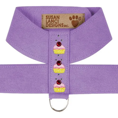 Susan Lanci Cupcake Collection Ultrasuede Tinkie Harnesses - Many Colors