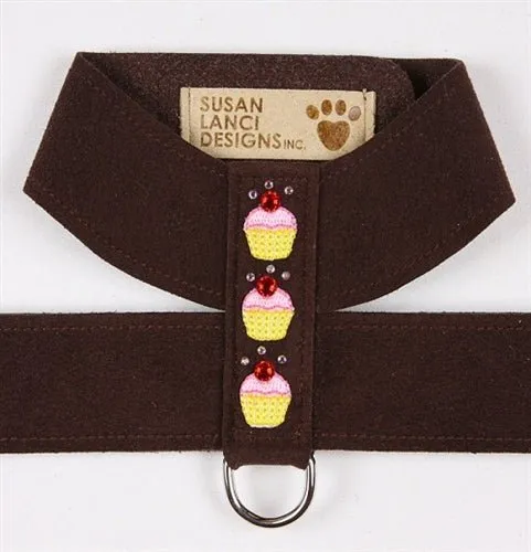 Susan Lanci Cupcake Collection Ultrasuede Tinkie Harnesses - Many Colors