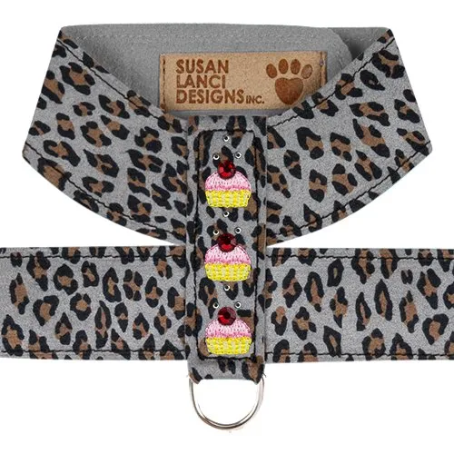 Susan Lanci Cupcake Ultrasuede Tinkie Harness- Jungle Print Collection