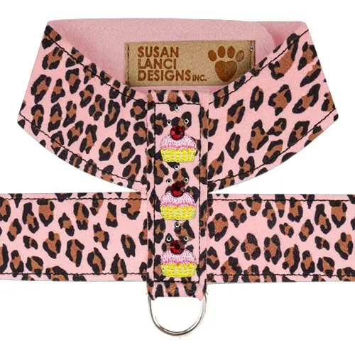 Susan Lanci Cupcake Ultrasuede Tinkie Harness- Jungle Print Collection