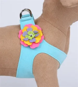 Susan Lanci Fantasy Flower Collection Step-In Harness -Tiffi Blue