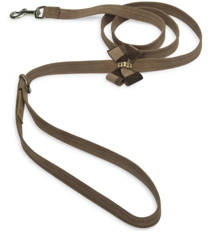 Susan Lanci Fawn Gingham Nouveau Bow Step In Harness