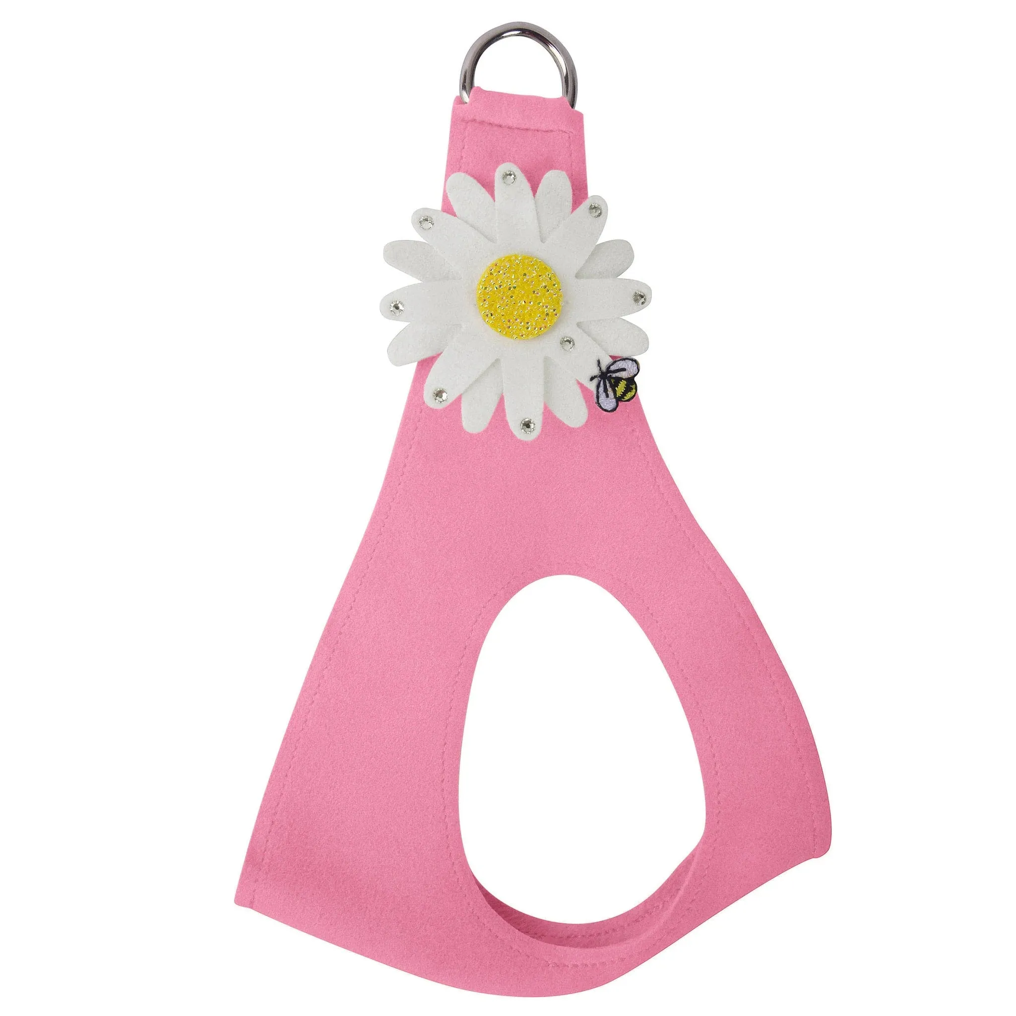 Susan Lanci Large Daisy with AB Crystal Stellar Center Step In Harness in Many Colors