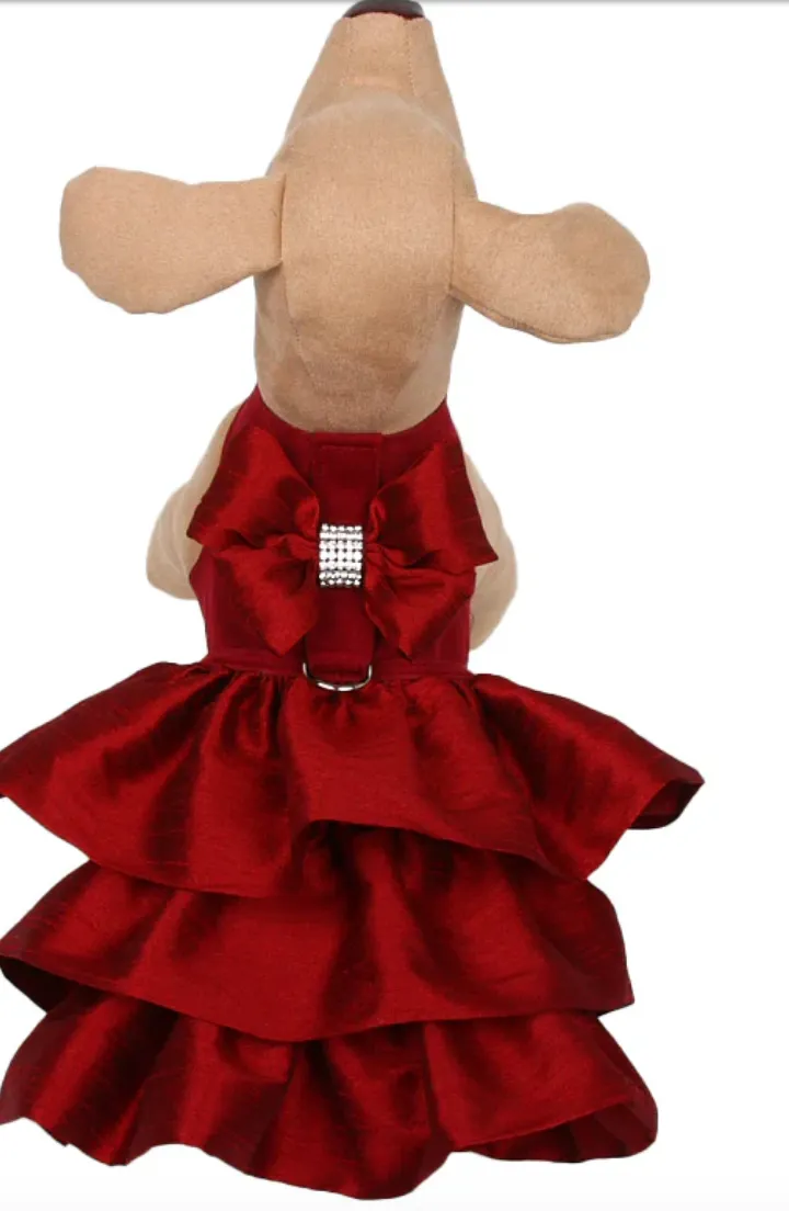 Susan Lanci Madison Dress - Burgundy