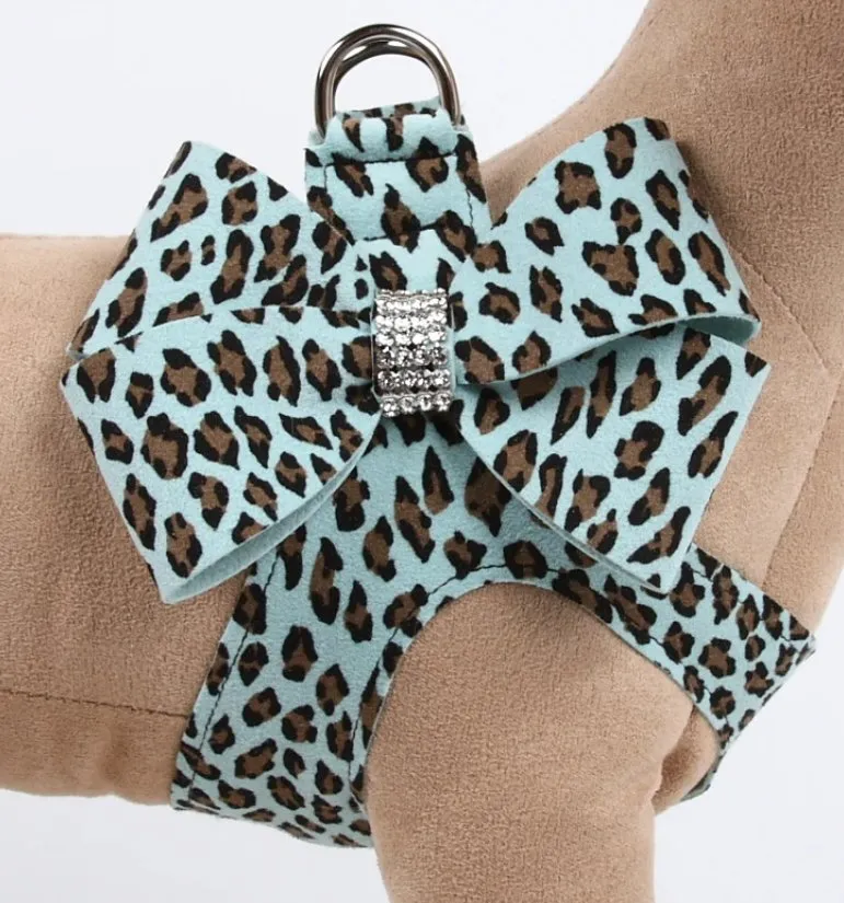 Susan Lanci Nouveau Bow Step in Harness- Jungle Print Collection