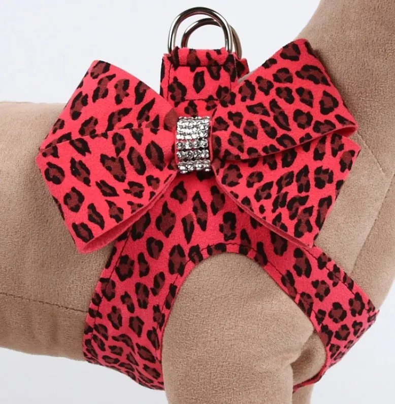 Susan Lanci Nouveau Bow Step in Harness- Jungle Print Collection