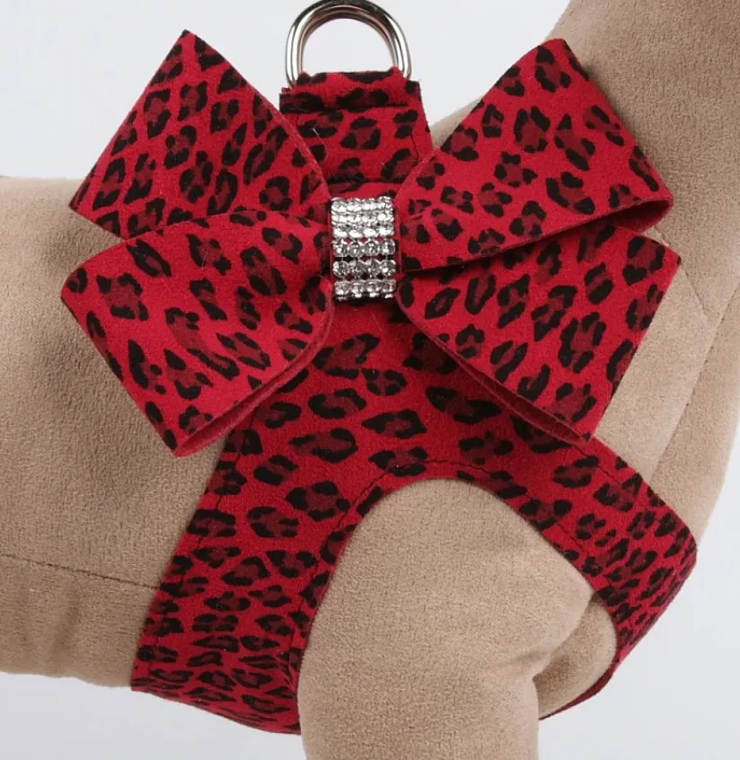 Susan Lanci Nouveau Bow Step in Harness- Jungle Print Collection