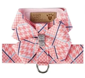 Susan Lanci Peaches N Cream Glen Houndsooth Tinkie Harness with Nouveau Bow