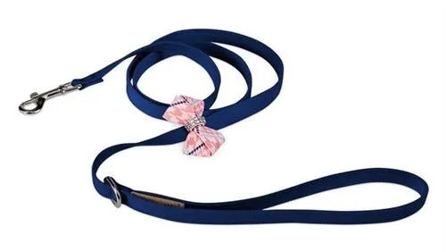 Susan Lanci Peaches N Cream Glen Houndstooth Nouveau Bow Step In Harness