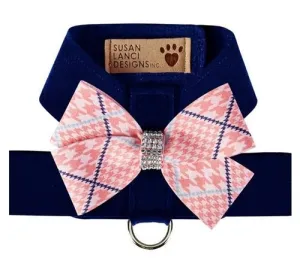 Susan Lanci Peaches N Cream Glen Houndstooth Nouveau Bow Tinkie Harness