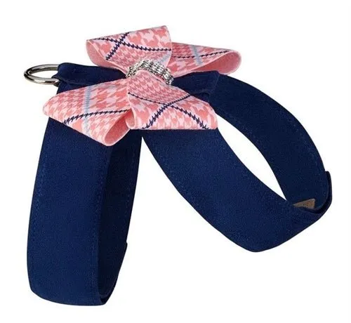 Susan Lanci Peaches N Cream Glen Houndstooth Nouveau Bow Tinkie Harness
