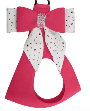 Susan Lanci Pink is Love Double Tail Bow Step in Harness