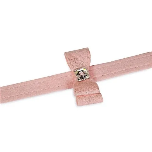 Susan Lanci Puppy Pink Glitzerati Big Bow Step in Harness