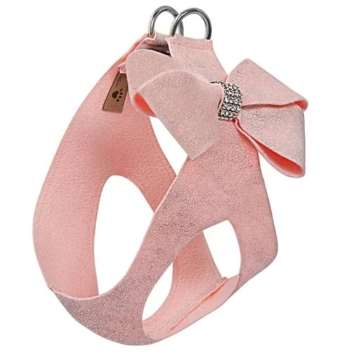 Susan Lanci Puppy Pink Glitzerati Nouveau Bow Step in Harness