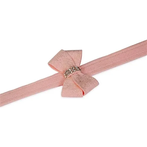 Susan Lanci Puppy Pink Glitzerati Nouveau Bow Tinkie Harness