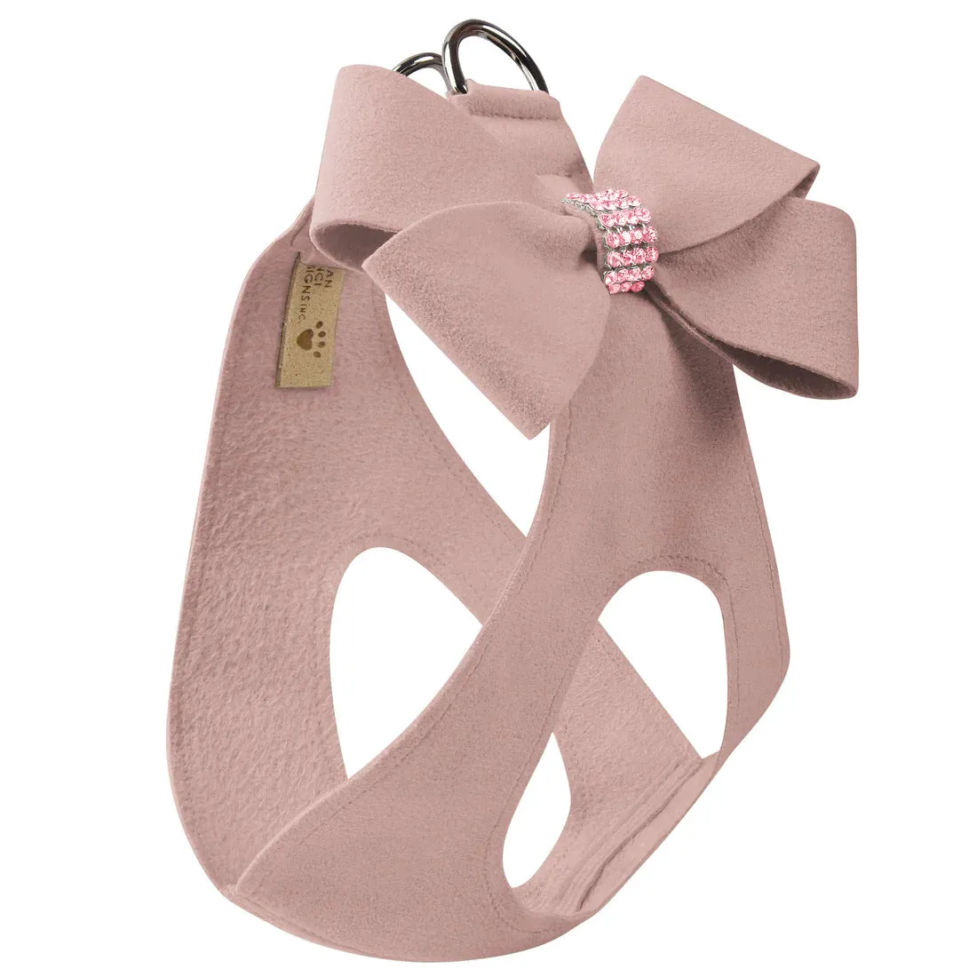 Susan Lanci Rosewood Nouveau Bow with Pink Giltmore Step In Harness