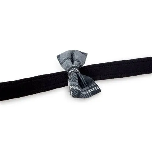 Susan Lanci Scotty Bailey Harness Charcoal Plaid
